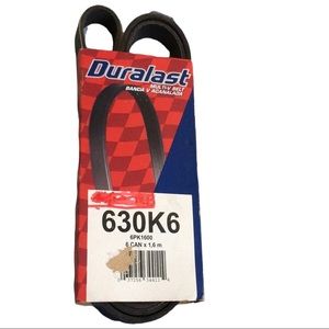 Serpentine automotive belt Duralast Multi-V 630K6 6PK1600 6 CAN X 1,6 m NOS NIP